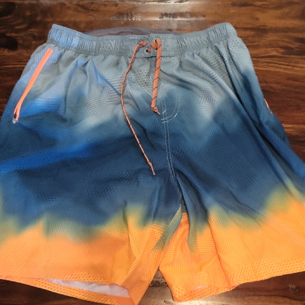 Nike Blue Swim Trunks  Like New Condition SZ XXL